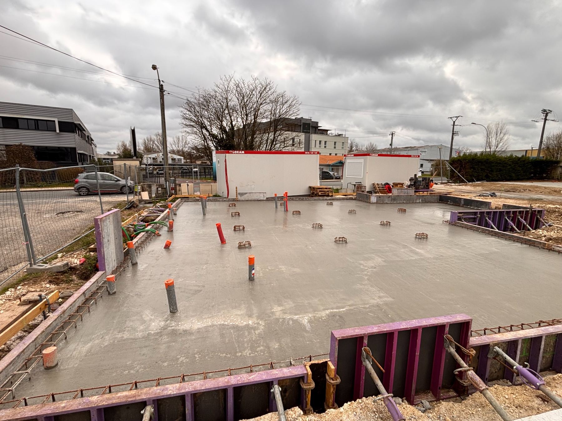 Construction du chantier ¡HOLA! PADEL