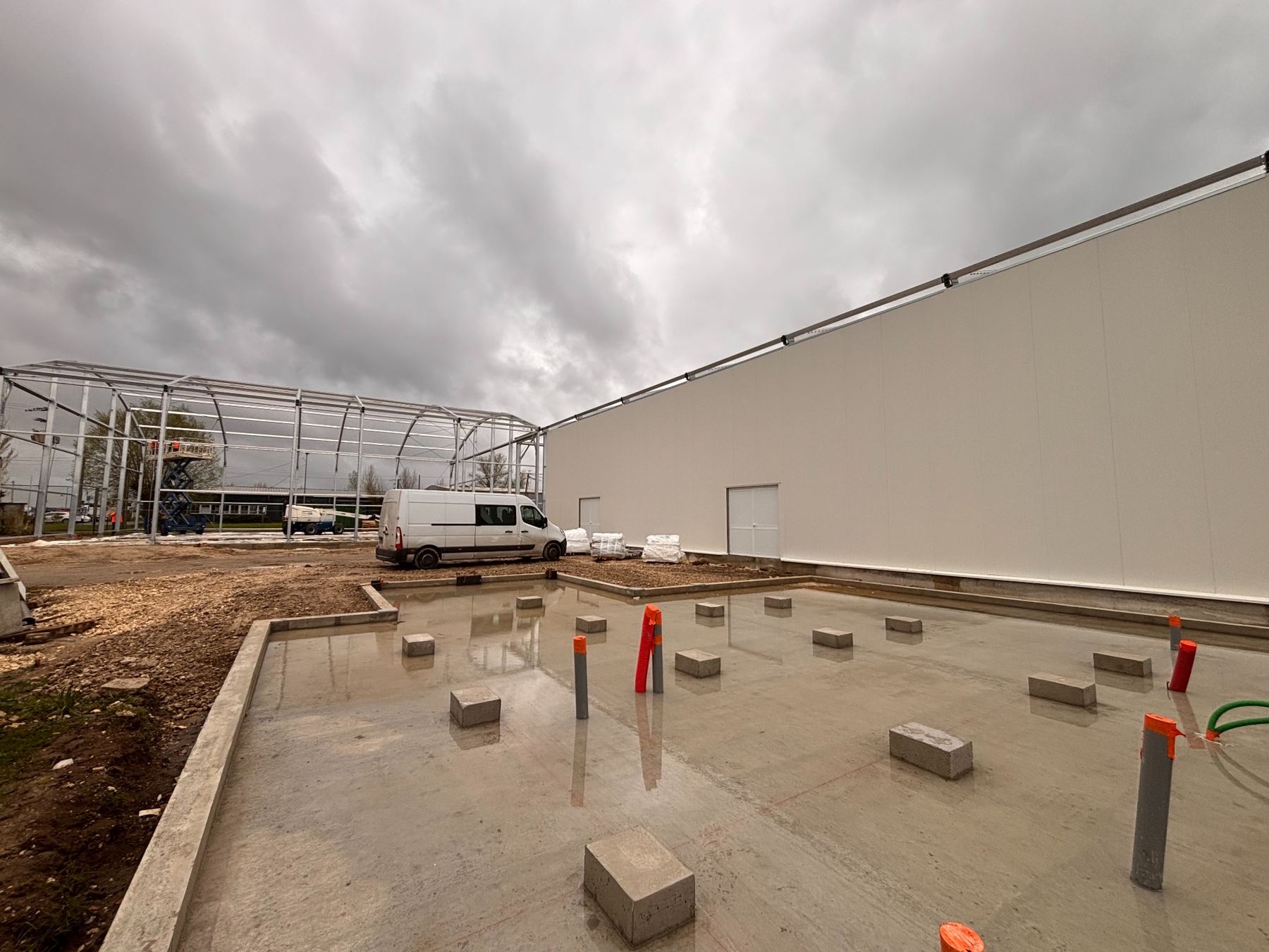 Avancement du chantier ¡HOLA! PADEL