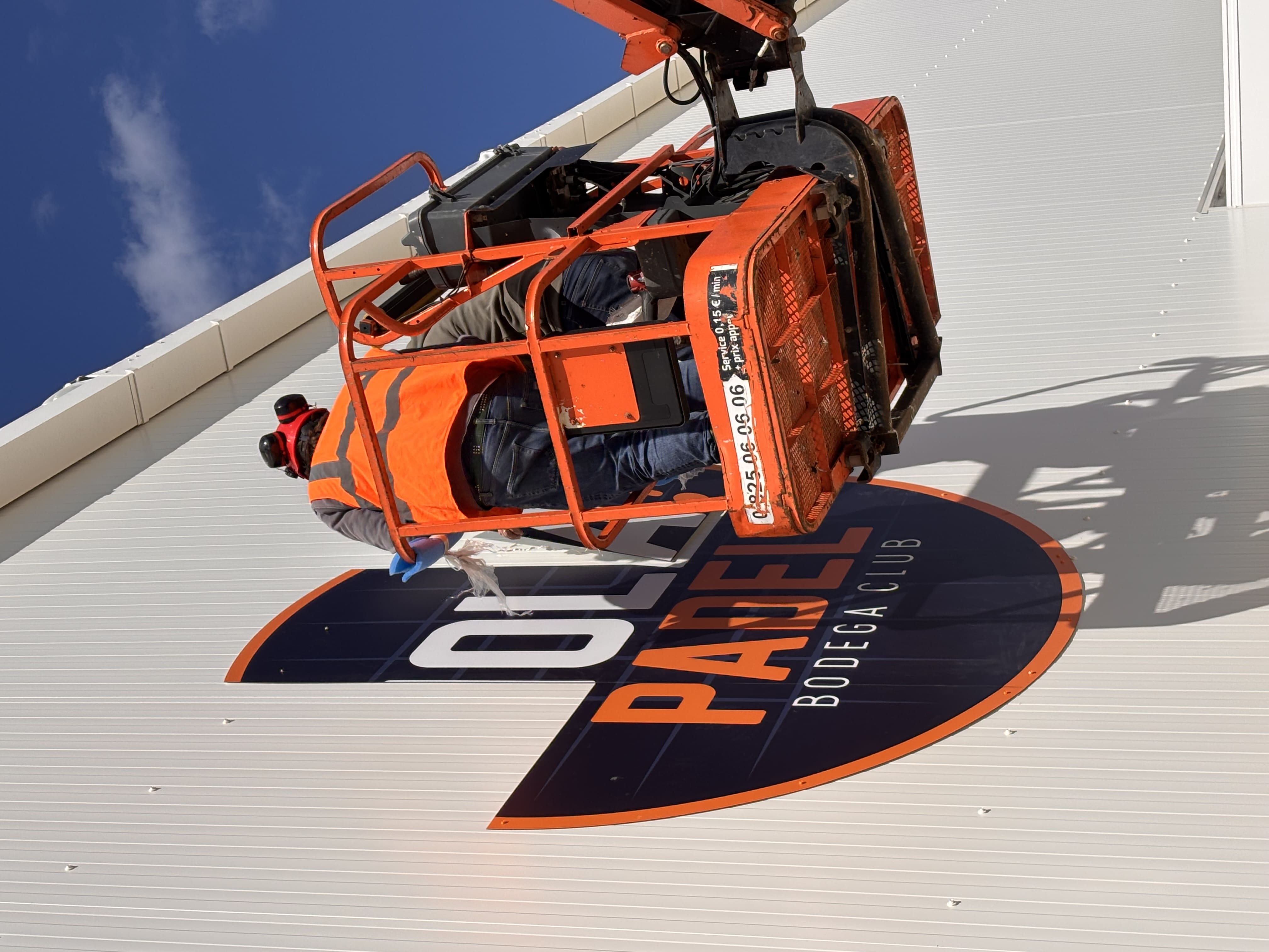 Avancement du chantier ¡HOLA! PADEL