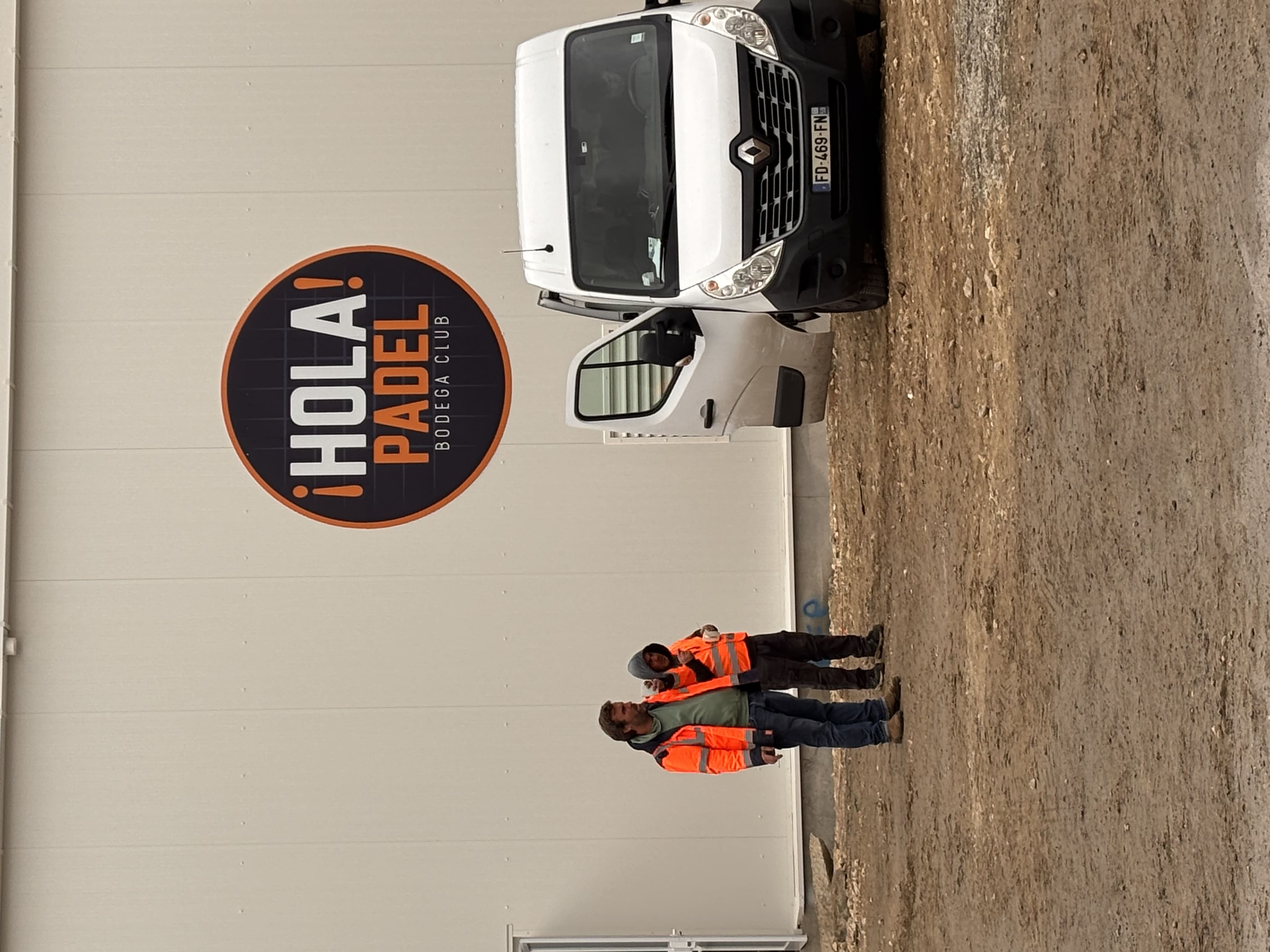 Avancement du chantier ¡HOLA! PADEL