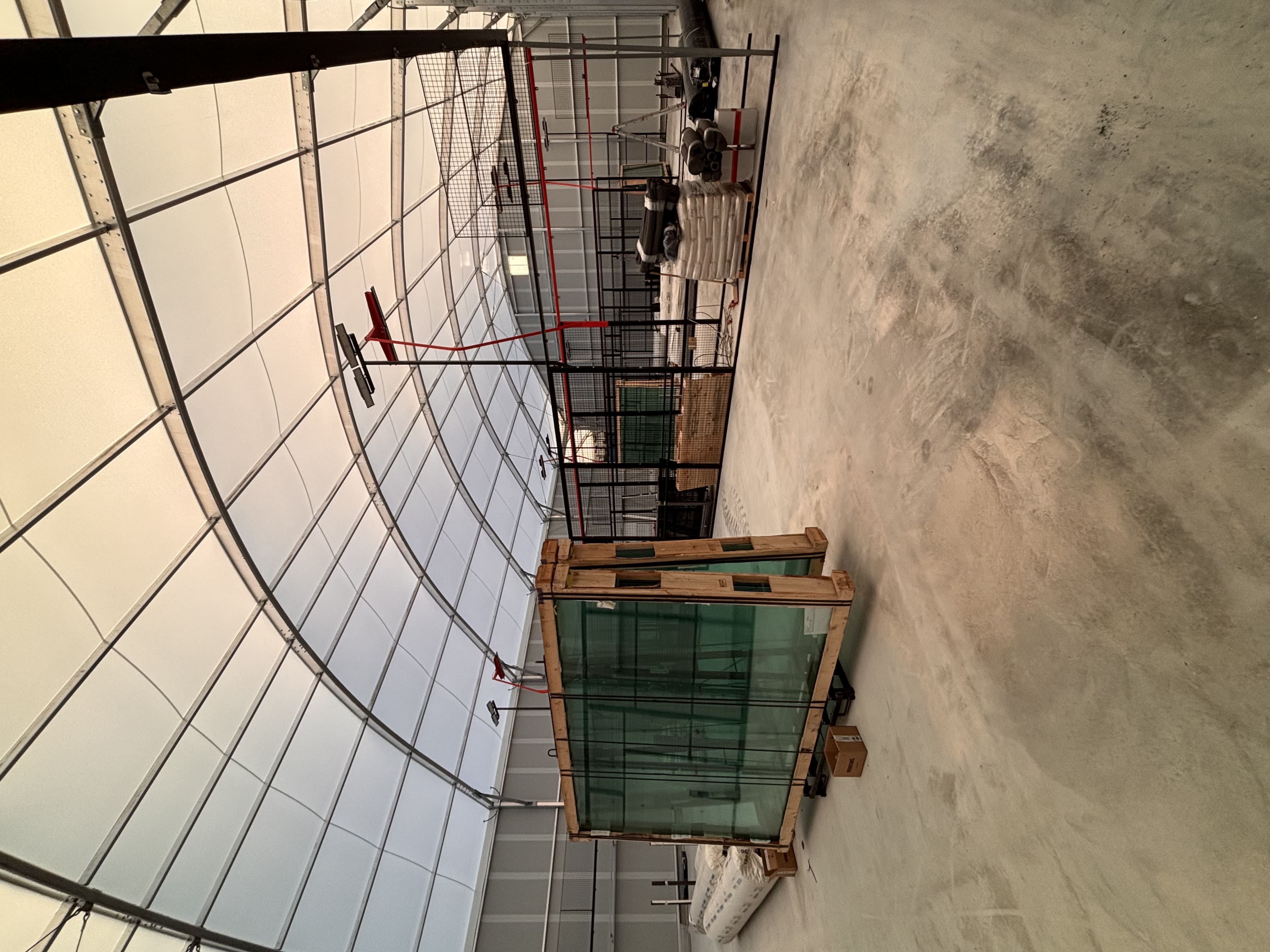 Avancement du chantier ¡HOLA! PADEL