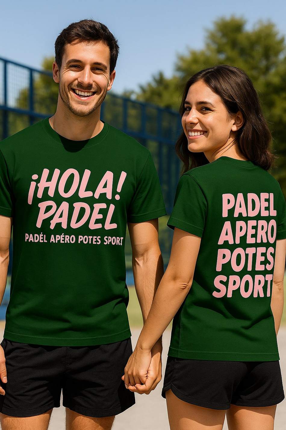 T-shirt porté – couple